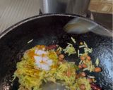 A picture of step 4 of Mangai Sadum / Raw Mango Rice.