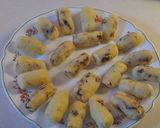 A picture of step 3 of Blood Sausage and Caramelized Onion Croquettes.