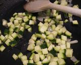 A picture of step 1 of Pasta with courgette and ricotta.