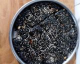 A picture of step 2 of Black Til Chikki.