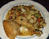Foto del paso 6 de la receta: Pollo en su jugo con verduras 🍗🥦🥕🥔