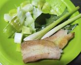 Foto langkah ke 4 dari resep Lodeh Jantung Pisang.