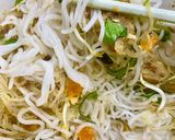 Hình bước làm 9 của món Bún bì chay (có thêm heo quay chay)