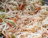 A picture of step 4 of Vegetable Chowmein.