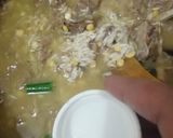 A picture of step 4 of Chanadal Mutton yakhni pulav.