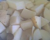A picture of step 5 of Lamb stew with Pecorino Romano Mash.