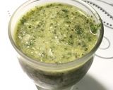 Foto langkah ke 4 dari resep Green smoothie (bayam, red oak leaf, nanas) u/ diet.