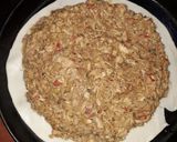 Foto del paso 2 de la receta: Tarta de pollo con jamón y queso