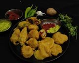 A picture of step 6 of Mix fritters (bhajiya).