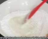 A picture of step 3 of Eggless cupcakes without oven and microwave.
