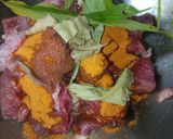 Foto langkah ke 2 dari resep Rendang Daging Sapi (Bumbu Instant Tanpa Santan).