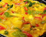 Foto del paso 3 de la receta: Tortilla de patata y pimientos