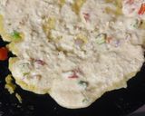 A picture of step 2 of Besan ka chila.