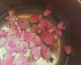A picture of step 2 of Rose Tea.