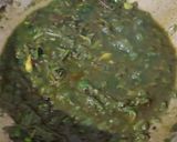 A picture of step 5 of Sarson Ka saag & Makki roti.