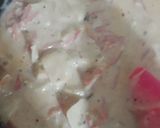 A picture of step 13 of Creamy homemade Bow tie pasta 😋.