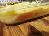 Polenta con salsa y queso