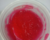 A picture of step 1 of Raspberry Jelly.