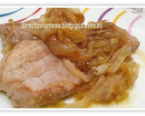 Foto del paso 4 de la receta: Solomillo de cerdo encebollado