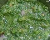 A picture of step 7 of Spinach Paratha with Mint chutney & Buttermilk.