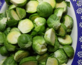 Foto del paso 1 de la receta: Coles de bruselas con granada
