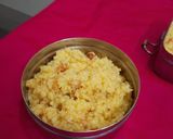 கேசர் கலாகந்த் (Kesar kalakand recipe in tamil) ரெசிபி ஸ்டேப் 12 புகைப்படம்