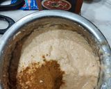 A picture of step 3 of Dhokla Burger.