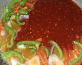 A picture of step 4 of Gobhi Munchorian with Zeera Rice.