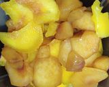 A picture of step 3 of Mango Plum Peaches Mocktail 🍑🥭 🫐.