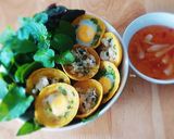 Hình bước làm 5 của món Bánh KHỌT ngày mưa