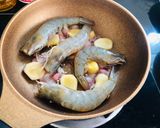 รูปขั้นตอนการทำที่ 4 ของ 🦐กุ้งอบวุ้นเส้น🦞