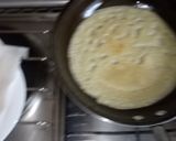 A picture of step 1 of Pancakes and milktea#4 weekchallenge.