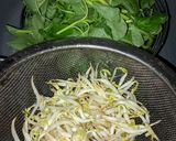 Foto langkah ke 1 dari resep Sayur Tumis Bayam dan Toge.