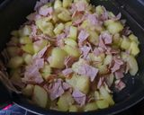 Cukkinis sonkás tészta recept fázis 4 fotója