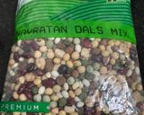 A picture of step 1 of Navratna grain masala.