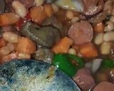 A picture of step 3 of Liver and Sausage sauce.