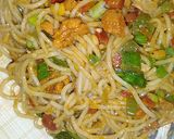 A picture of step 6 of Spicy chicken spaghetti.