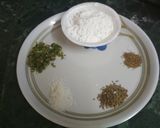 पापड़ी नो लोट (खीचु) रेसिपी चरण 1 फोटो