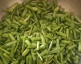 A picture of step 1 of Sangri beans.