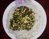 A picture of step 5 of Vegetable egg sauce.