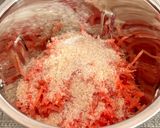 A picture of step 2 of Red Carrot Lassi.