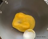 A picture of step 1 of Gud Besan modak recipe.