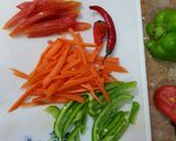 A picture of step 3 of Stir fry Rice Vermicelli.