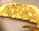 Foto langkah ke 3 dari resep Omelet Telur Lembut ala Hotel.