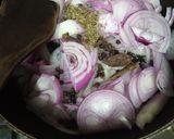 A picture of step 5 of Ahmed Abadi Pulao.