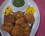A picture of step 7 of Corn Tikki.