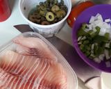 Foto del paso 1 de la receta: Pescado a la veracruzana fácil y deli (tilapia)