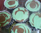 Foto langkah ke 3 dari resep Bolu Kukus Pandan Coklat.