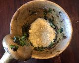 A picture of step 3 of California Farm Fresh Pesto Sauce.