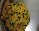 A picture of step 1 of Makai ki dhokli.